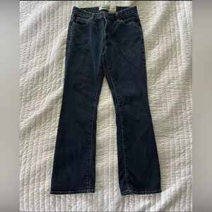 GAP Jeans Womens Boot Cut Mid Rise Dark Wash Cotton Stretch Pockets | 8